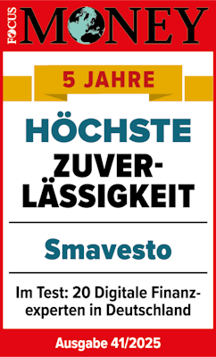 Siegel von Focus Money für höchste Zuverlässichkeit